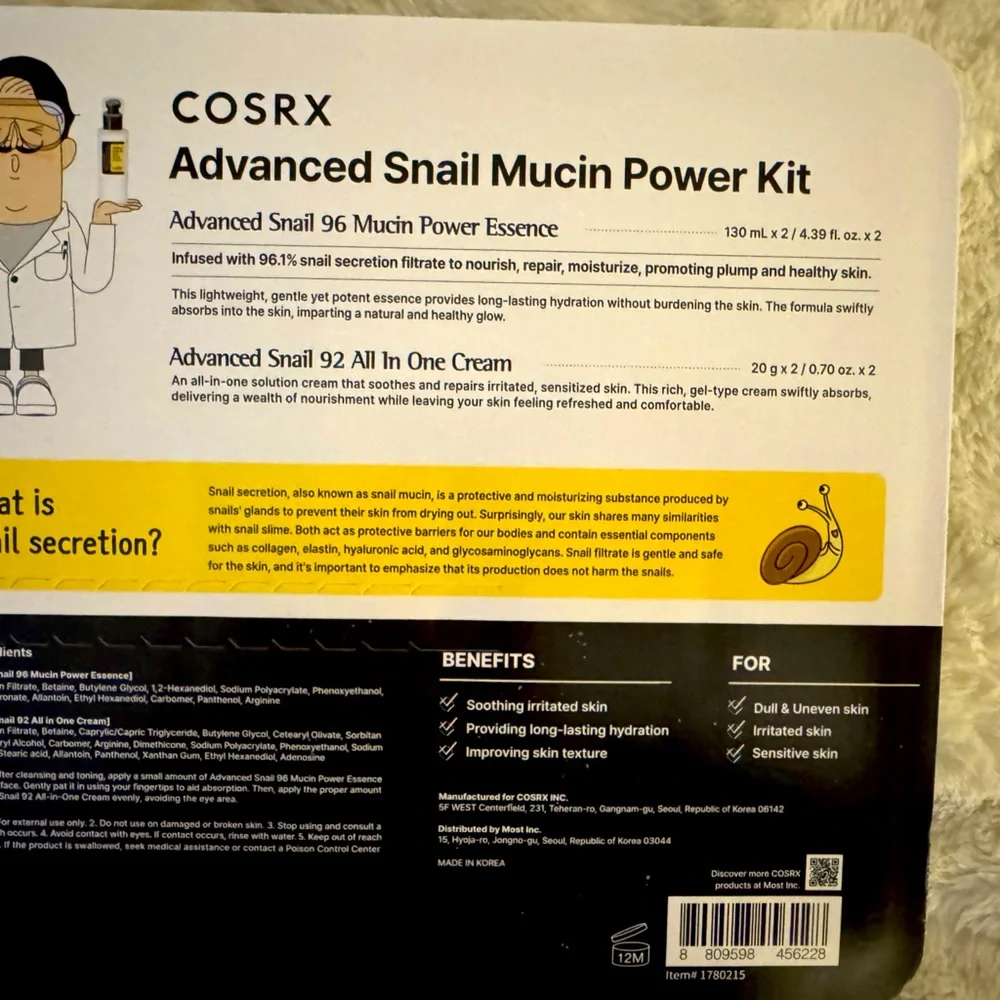 Cosrx Advanced Snail Mucin Power Kit